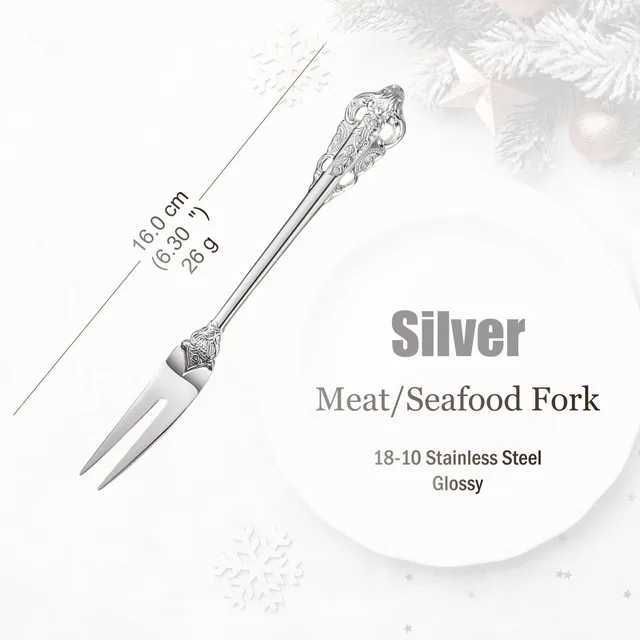 Meat Fork-silver