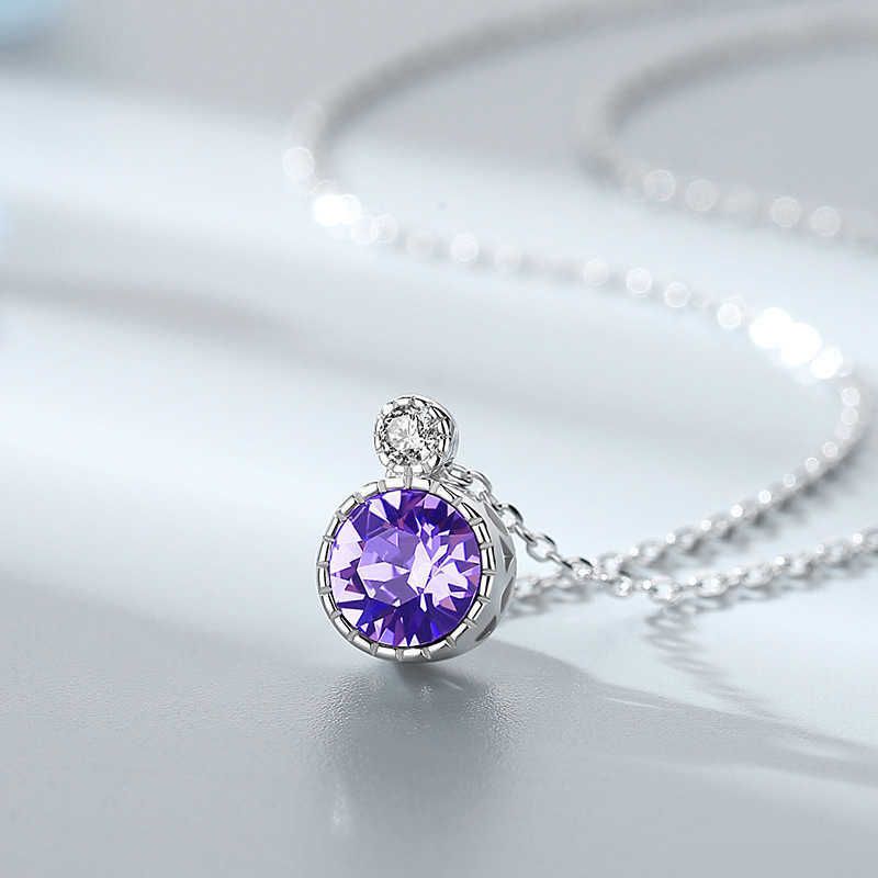 Hollow Purple Crystal-925 Silver