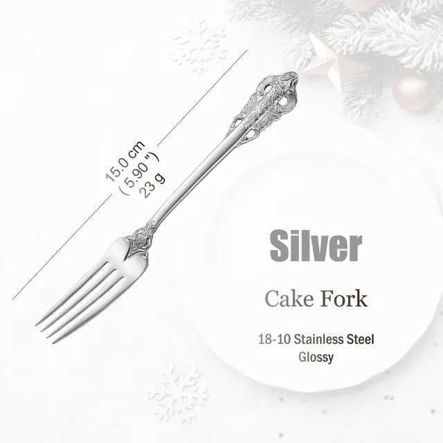 Cake Fork-silver