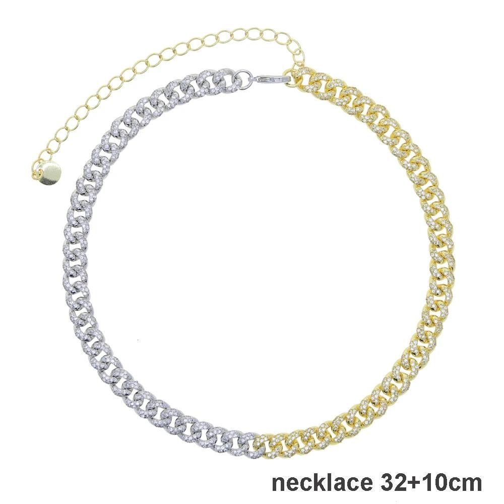 Couleur en métal: collier 32 avec 10cm