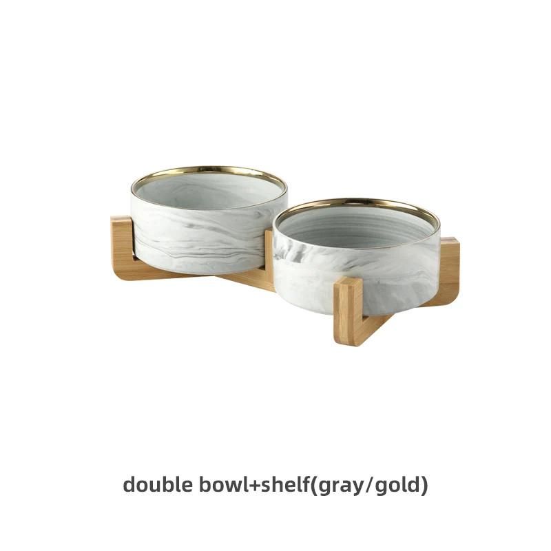 Color:2 Gold Gray BowlSize:400ml