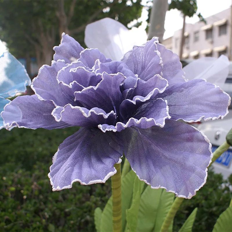 30cm purple flower head