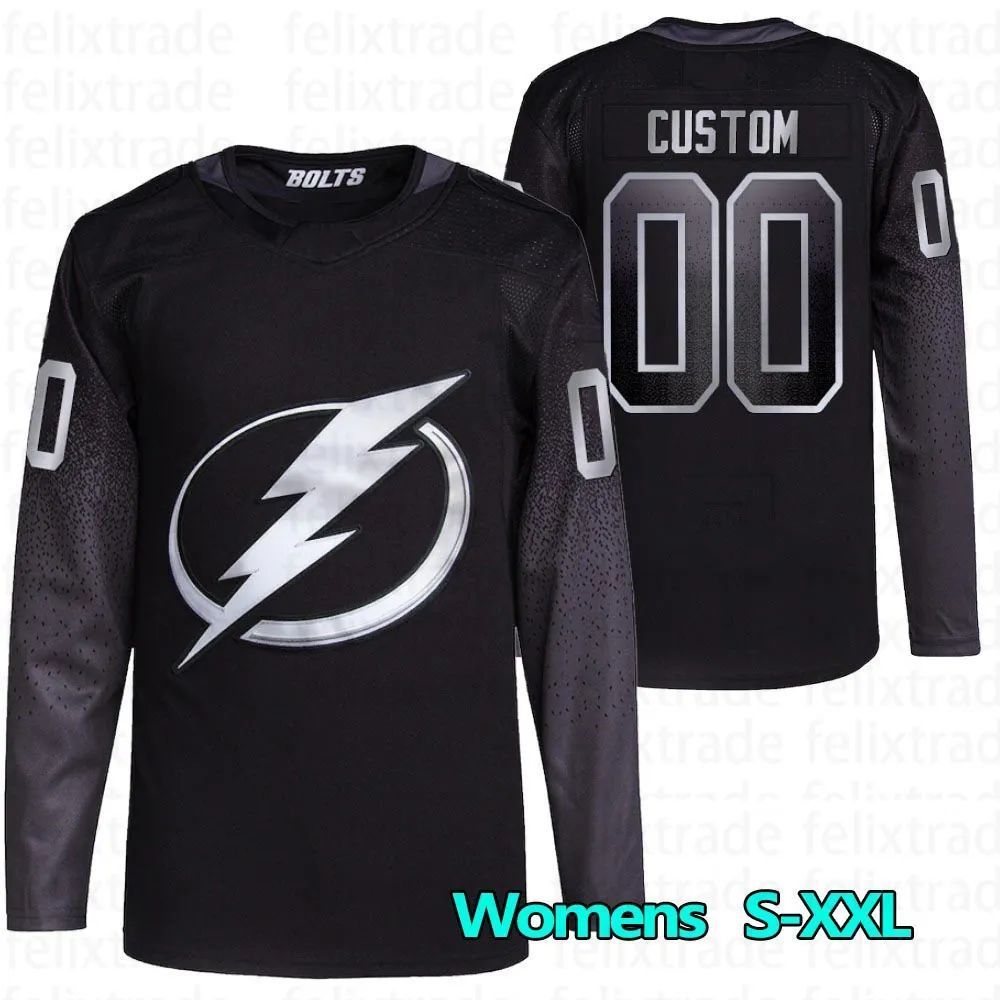 Womans S-XXL Black Alternate Jersey