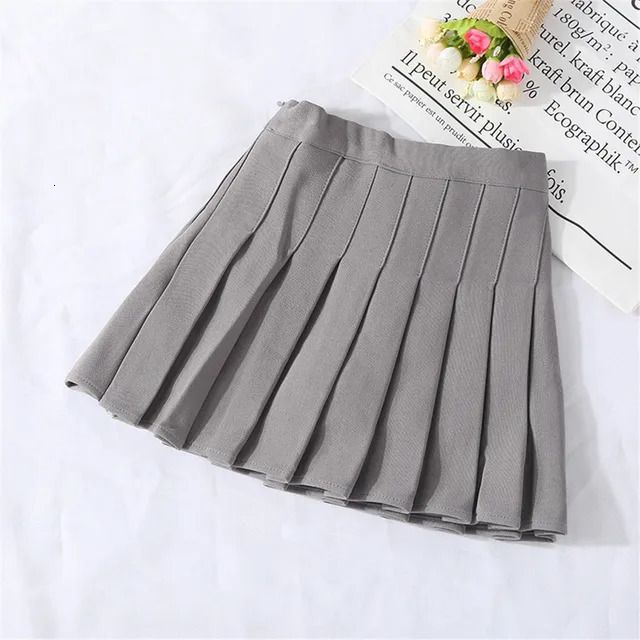 grey skirts