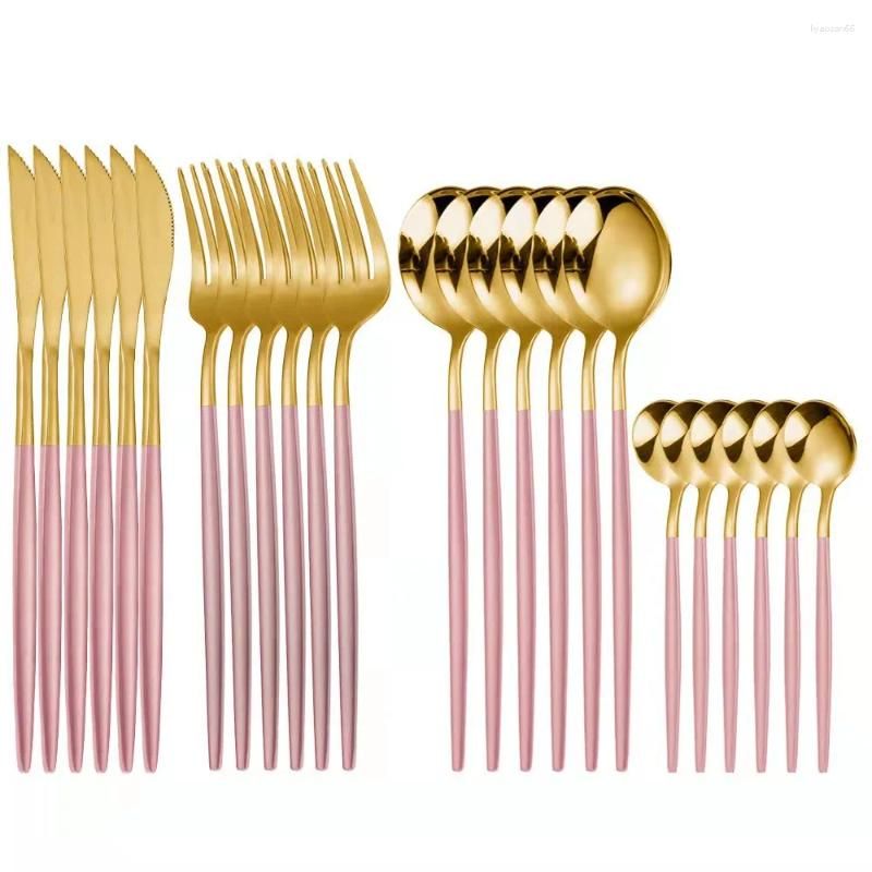 24pcs pink gold opp