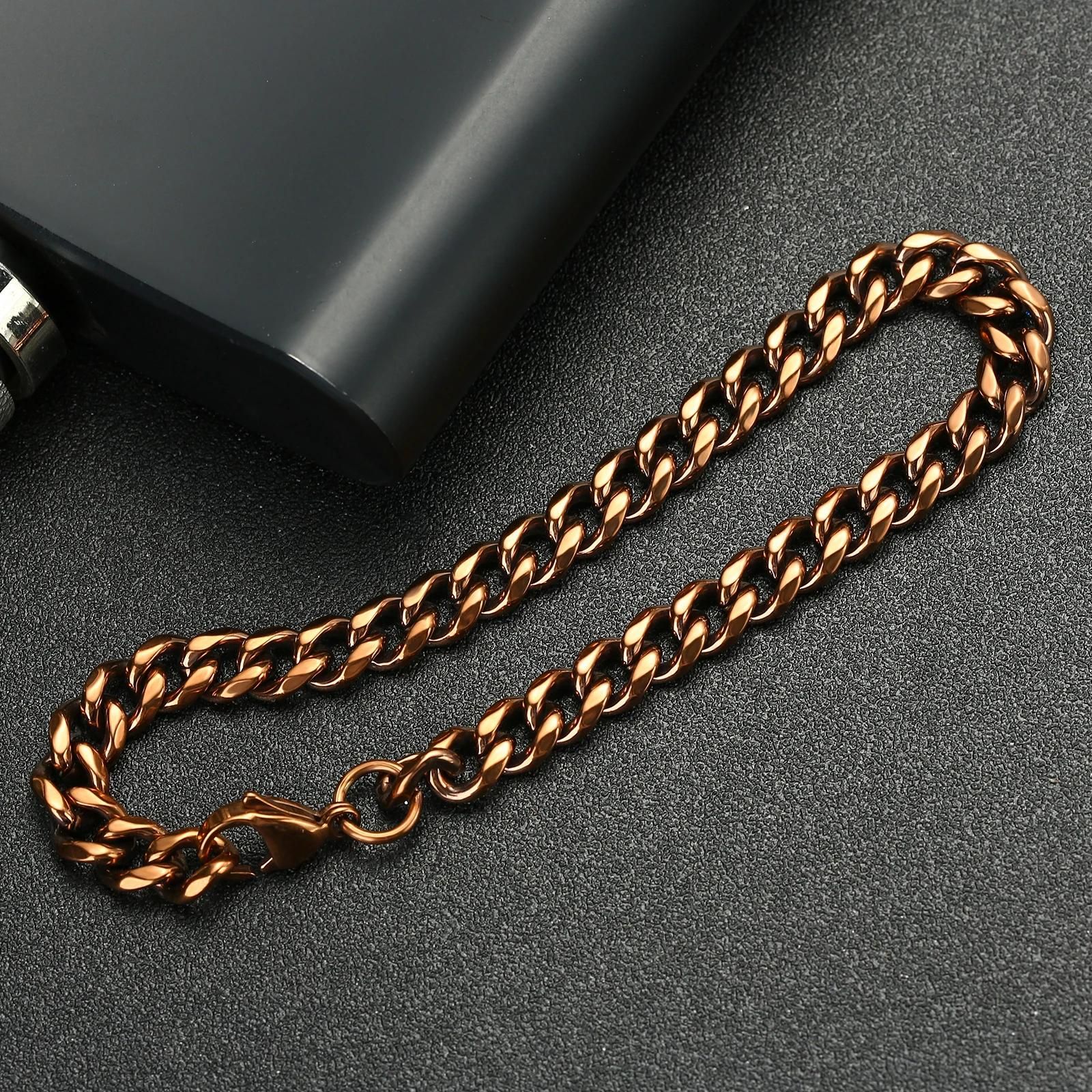 Metal Color:Brown 8mm Bracelet