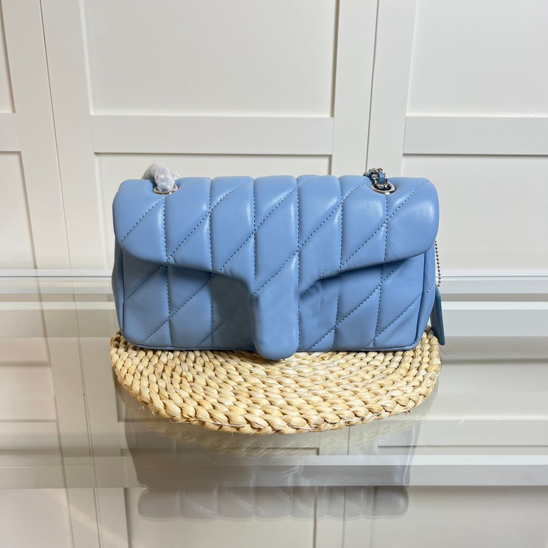 Quilted TABBY-26cm-blue