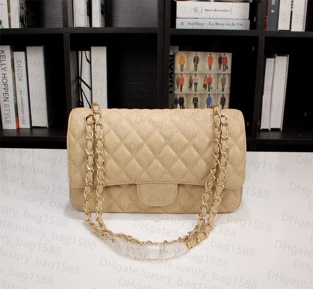 Beige Kaviar Goldkette