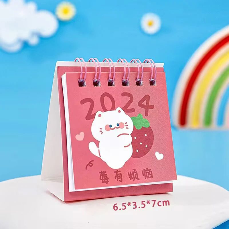 Mini calendrier papier