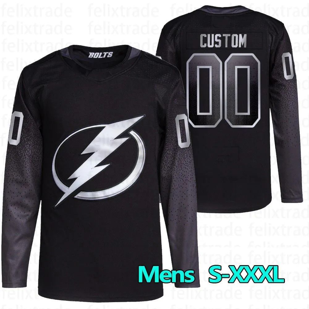 Mens S-xxxl Black Alternate Jersey