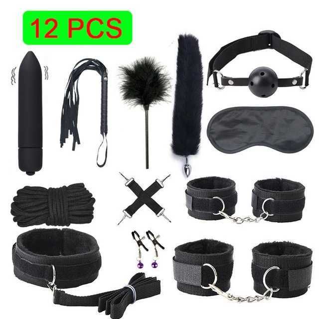 Kits de sexe noir 12pcs