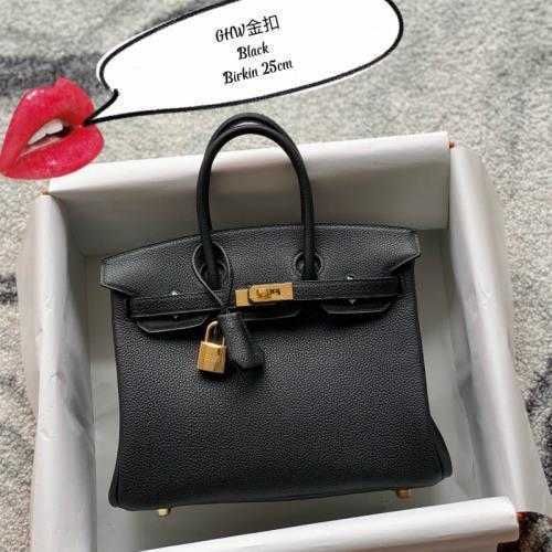 cuir togo noir 25cm