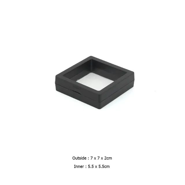 7*7*2 cm zwart