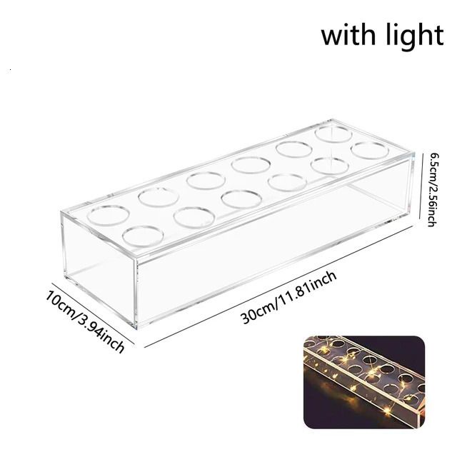 12 Löcher mit Licht