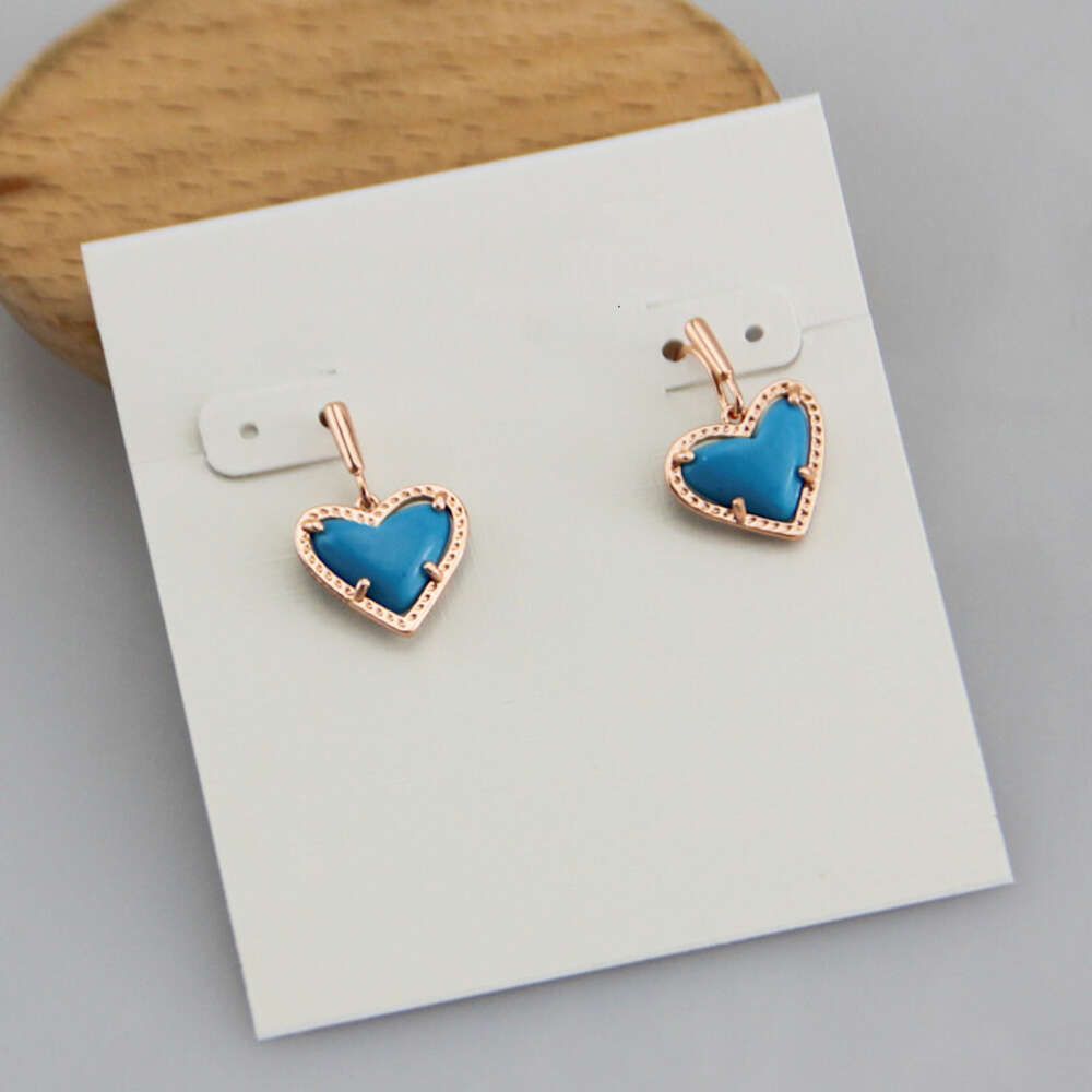 Rose Gold+blue Turquoise