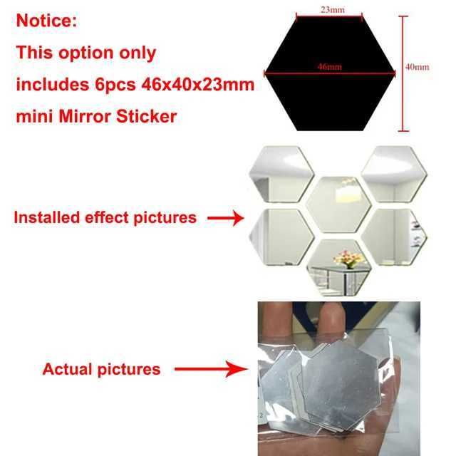 Mini adesivi da 6 pezzi, diametro 40-60 cm