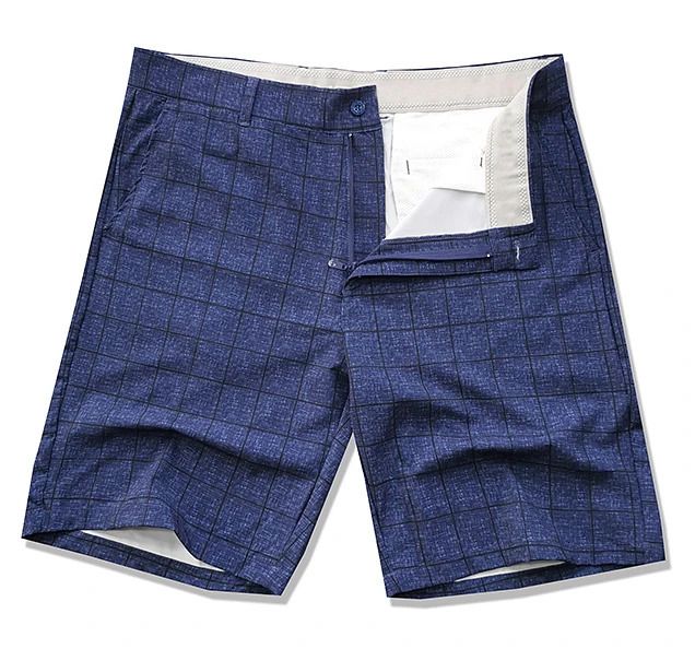 Navy Plaid-Euro Size 38