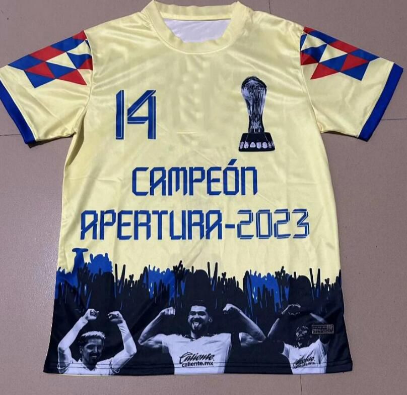 23-24 yellow 14 Champion Tshirt