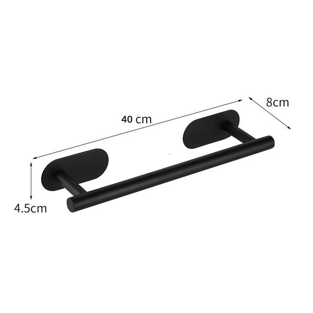 Black Towel Bar