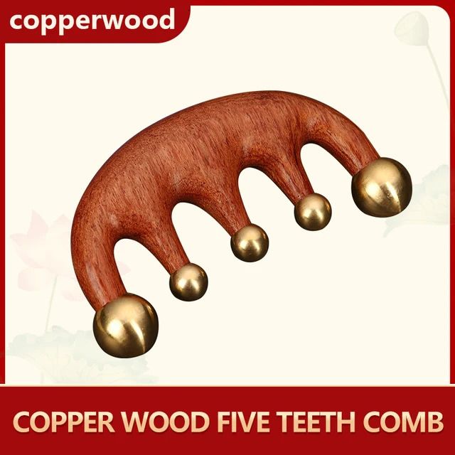 Wood Copper Comb3