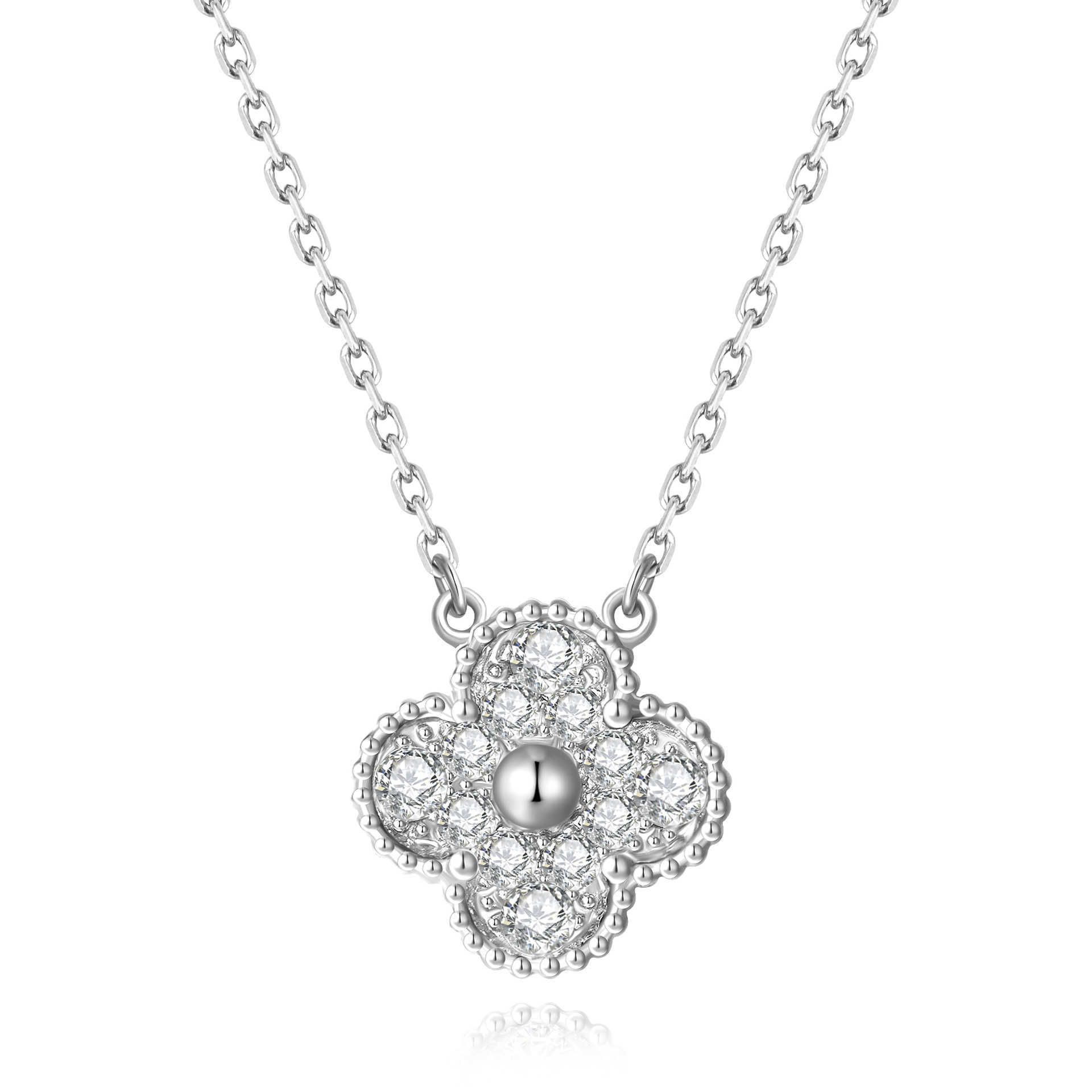 Full Diamond Necklace Platinum