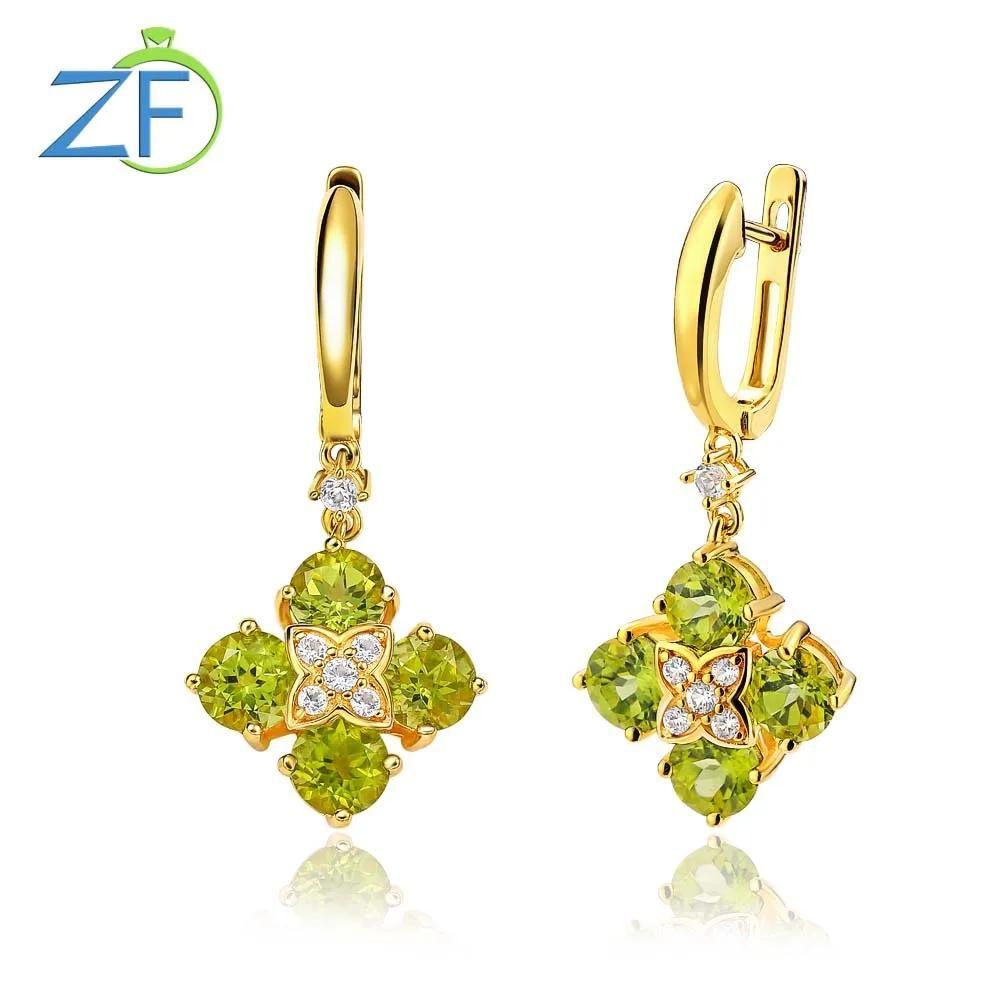 Peridot-14K verguld