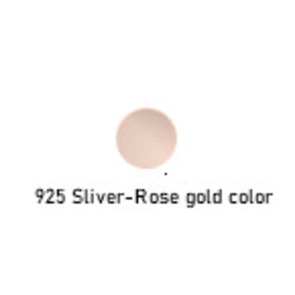 Rose Gold Plated-5mm+5mm (0,5+0,5ct)