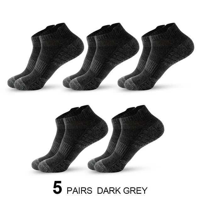 5 par mörkgrå