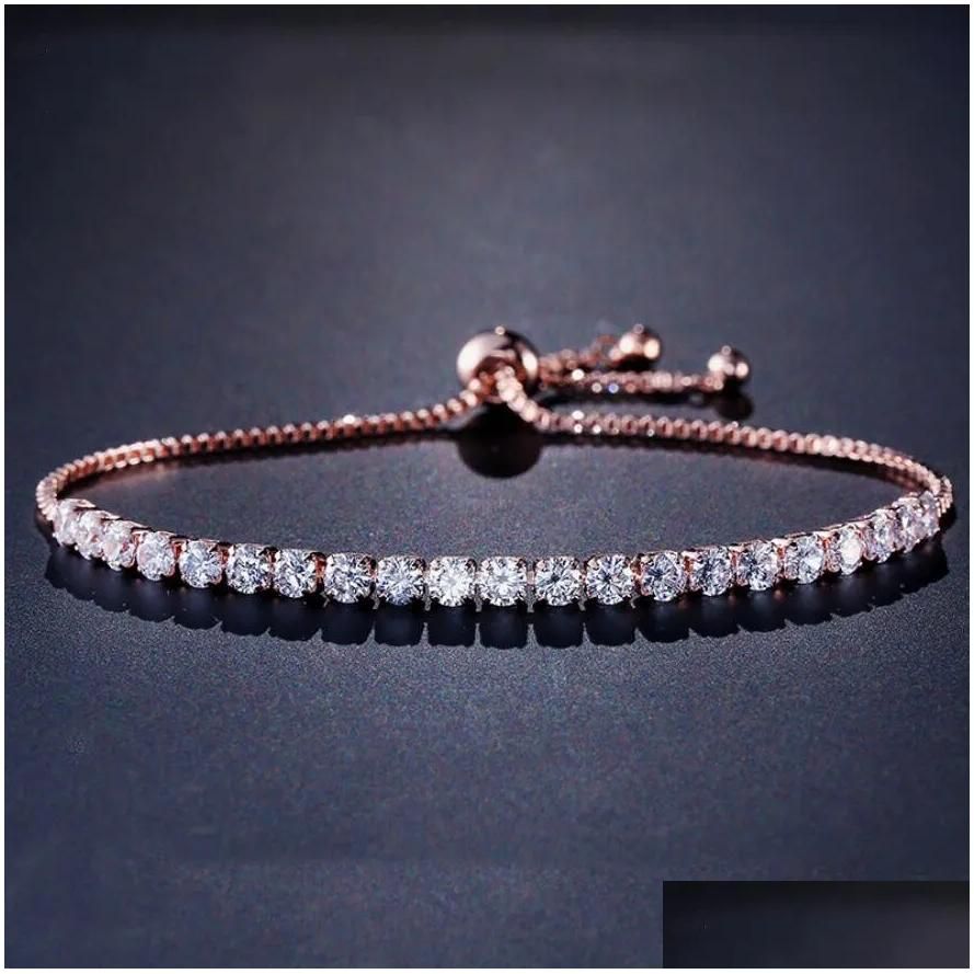 Rose Gold&White Cz