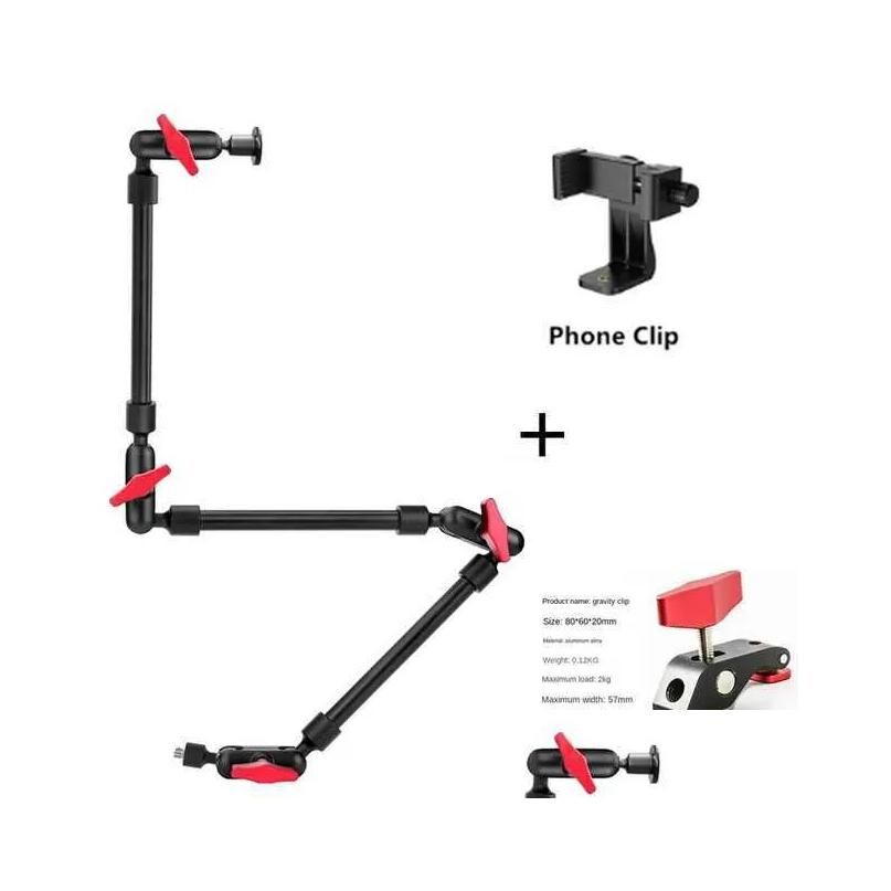 3 Arms C Clamp Phone