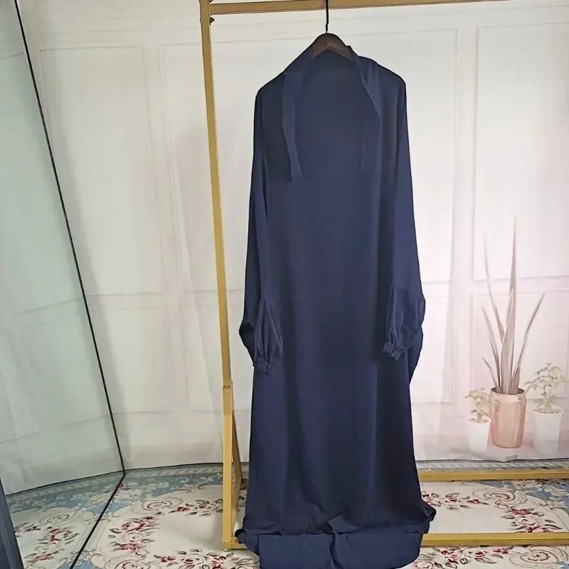 Jilbab bleu marine taille unique