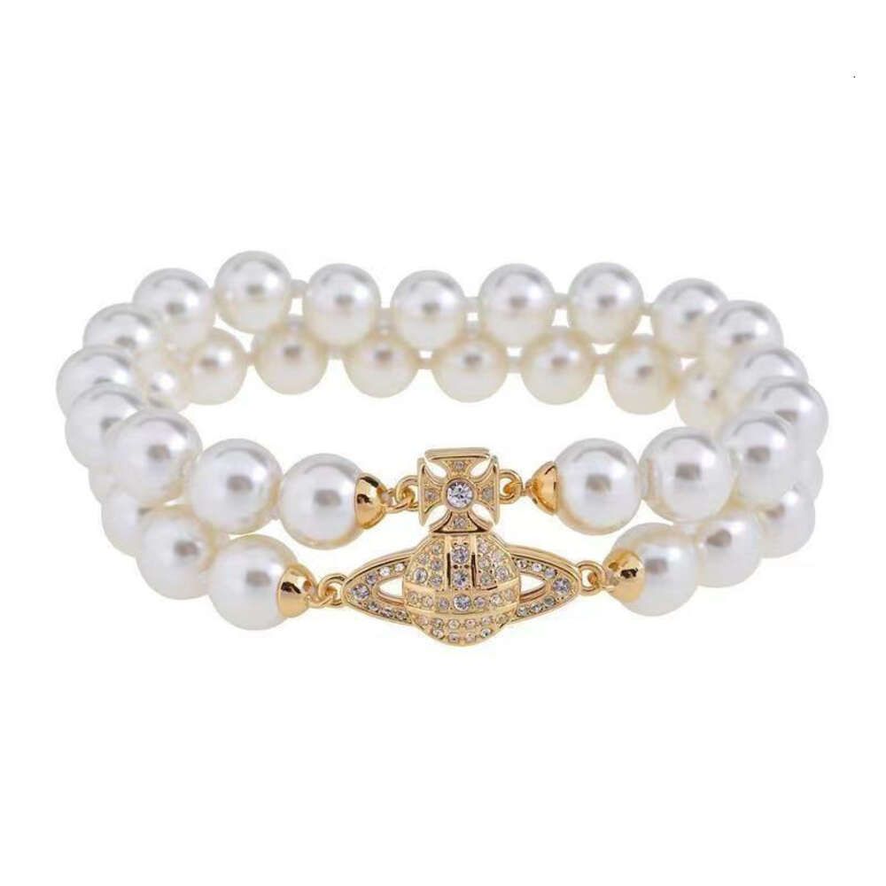 Gold Double Layer Pearl Magnetic Buckl