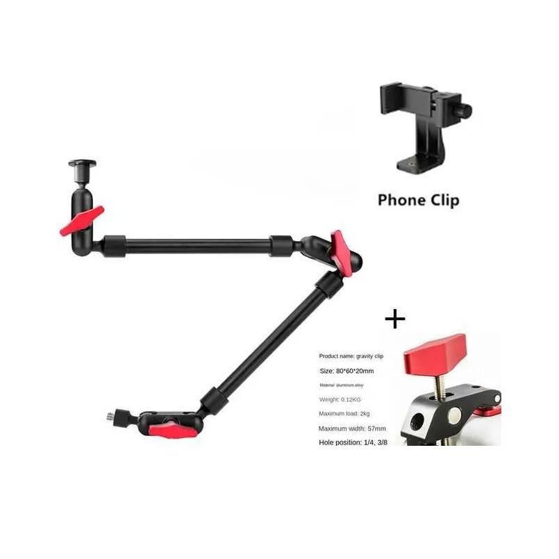 2 Arms C Clamp Phone