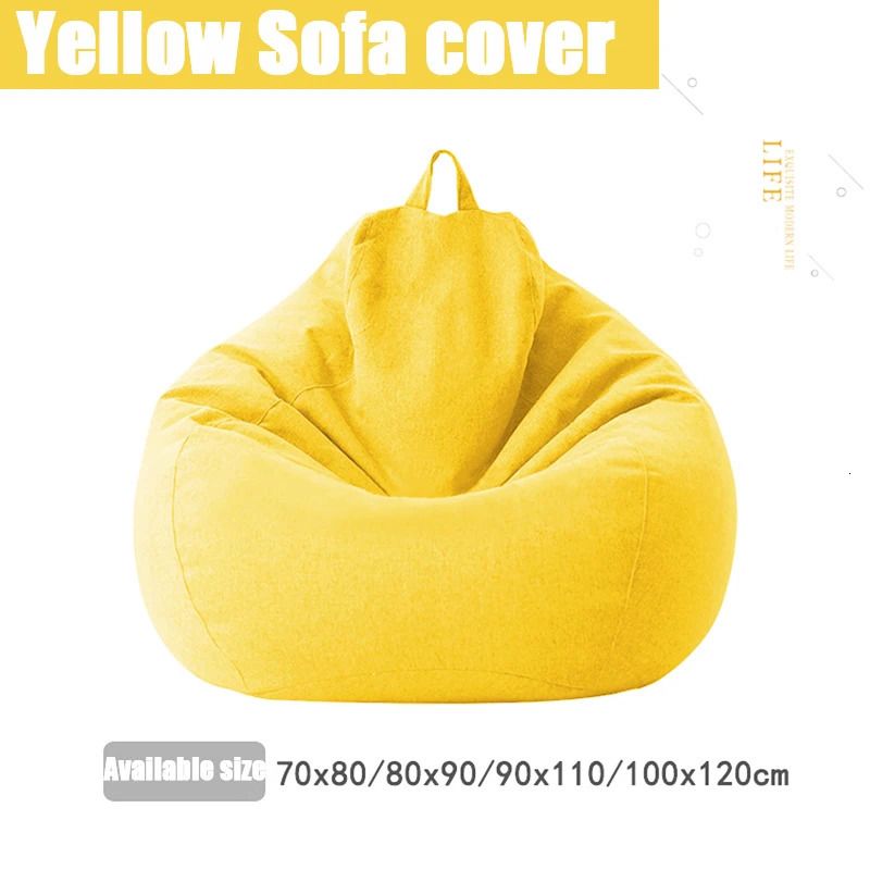 Yellow-sofa Cover-100x120cm