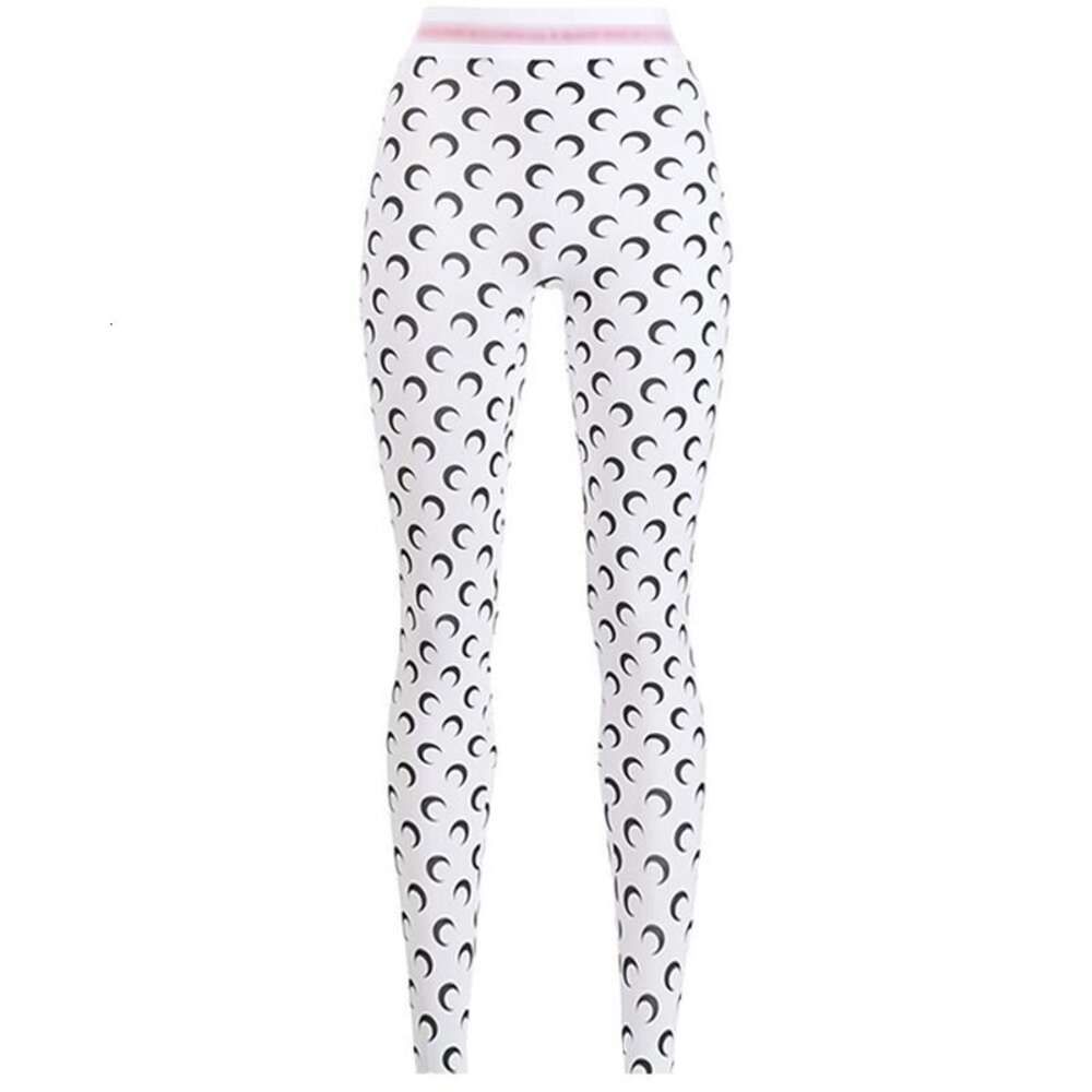 leggings lune noire et blanche