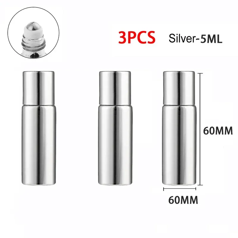 5 ml silver x 3