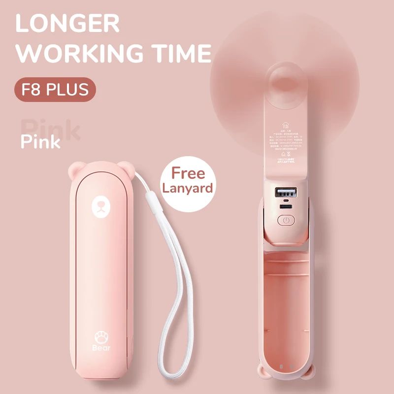 Color:4800mAh pink F8X