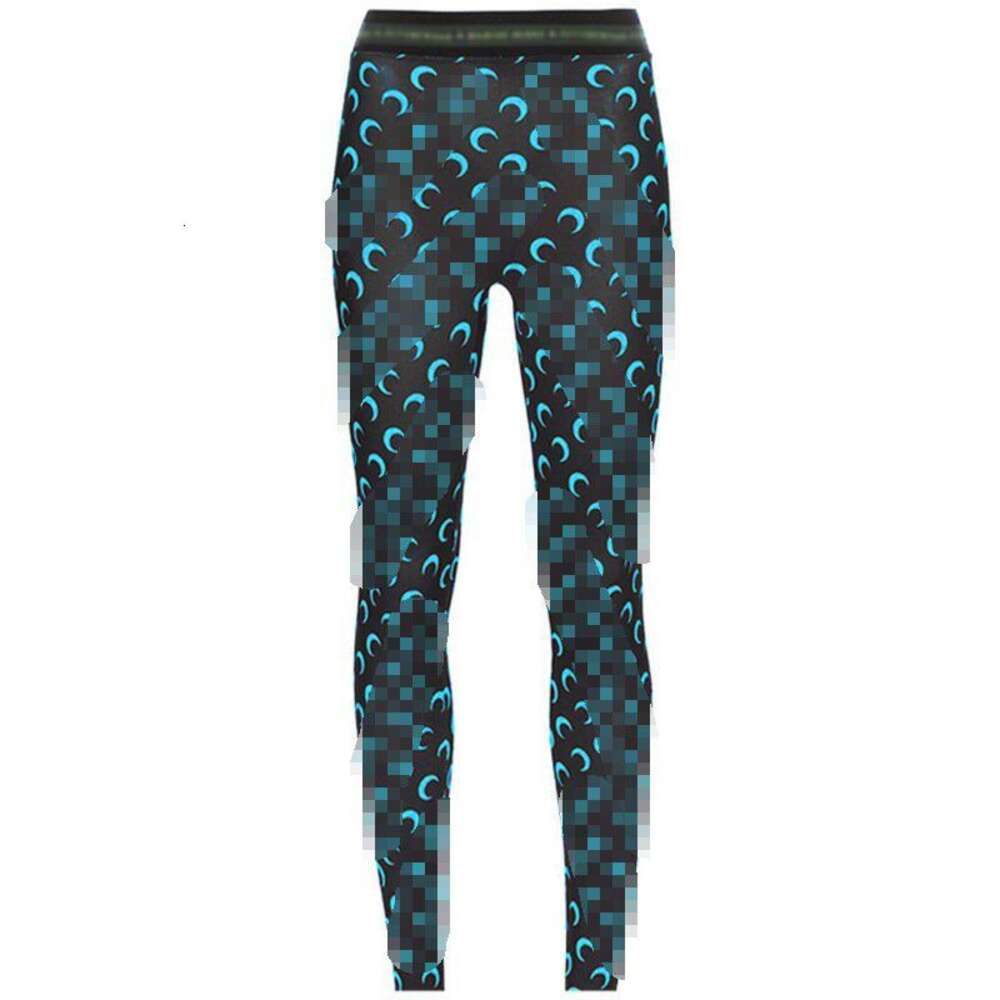 leggings lune bleu noir