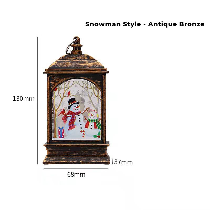 Snowman Style-antique brons