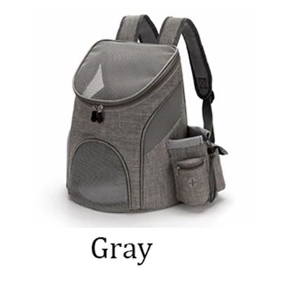 Color:gray pet backpackSize:L