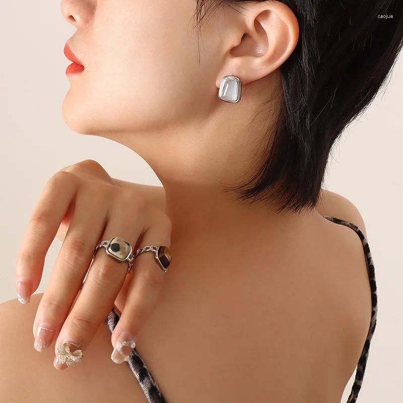 Silver earrings