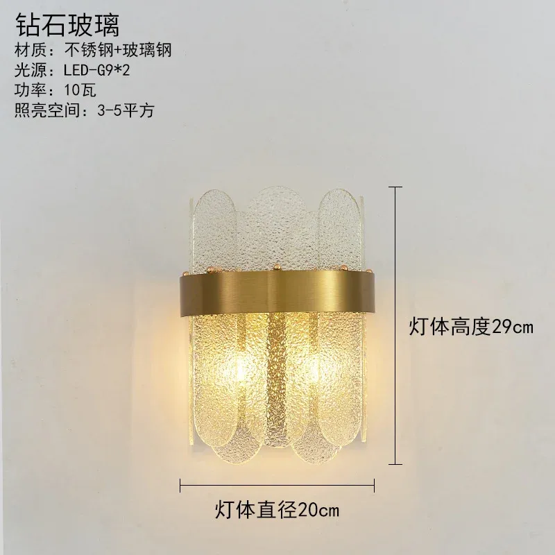 LED Light Source Diamond Glass
