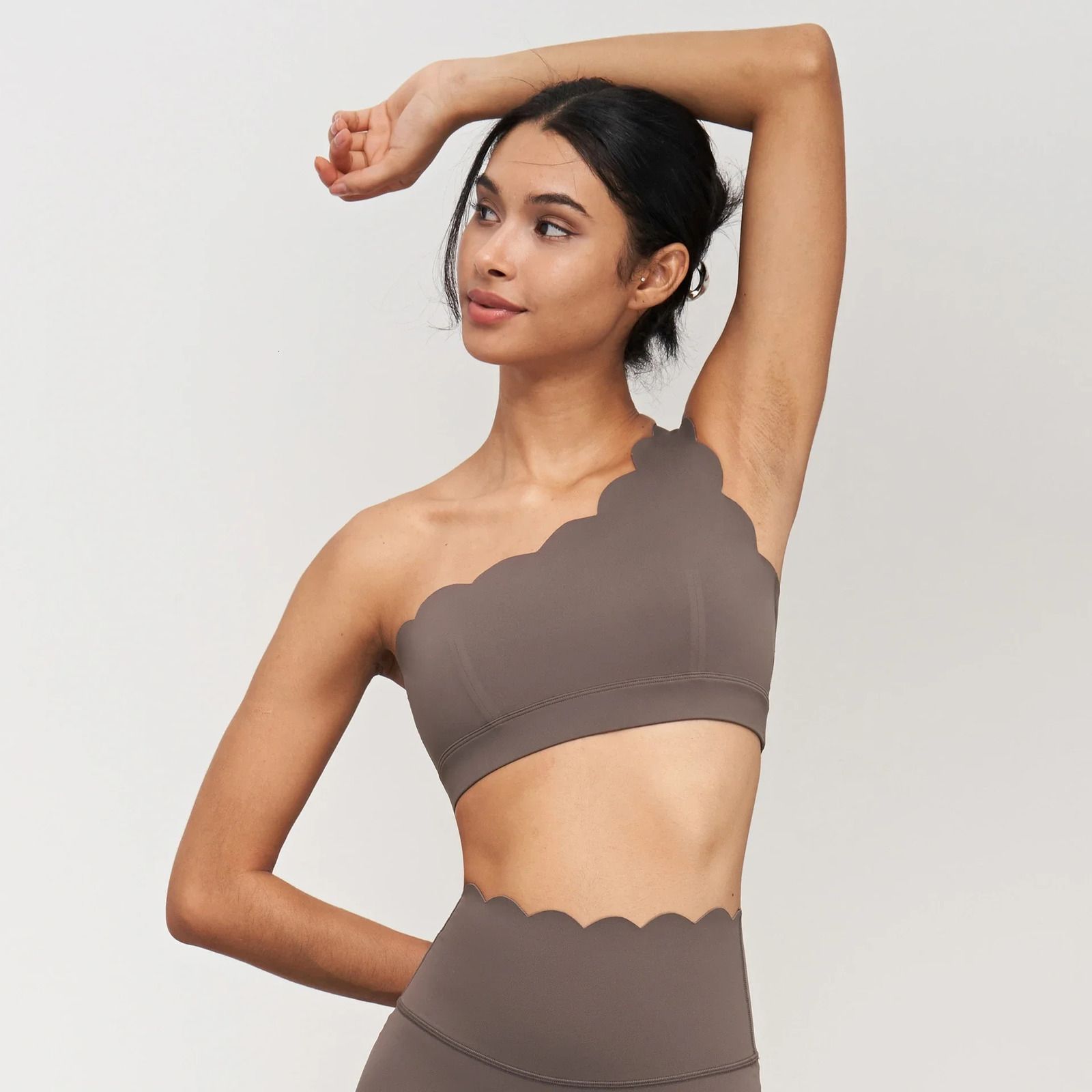 1pc tops-khaki brown