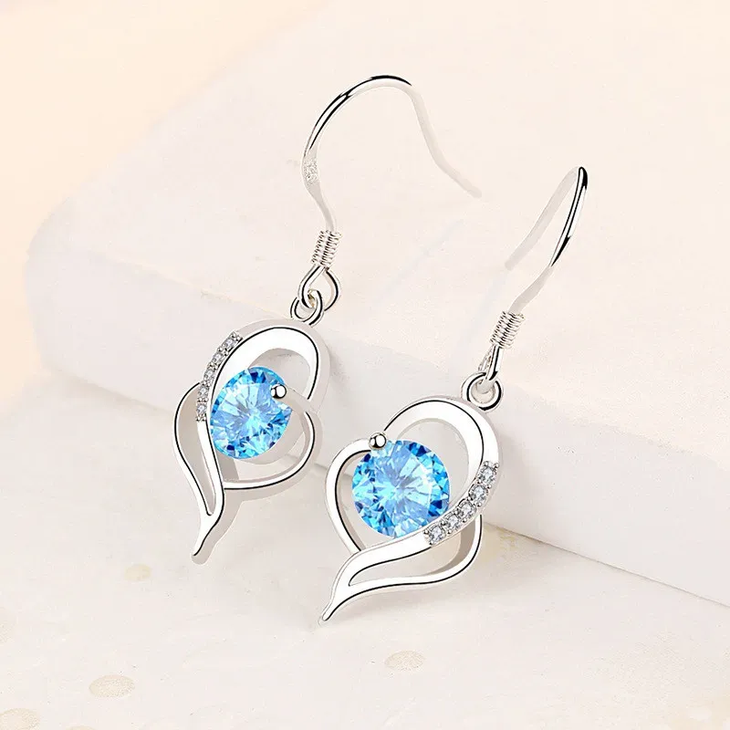 CHINA blue earrings