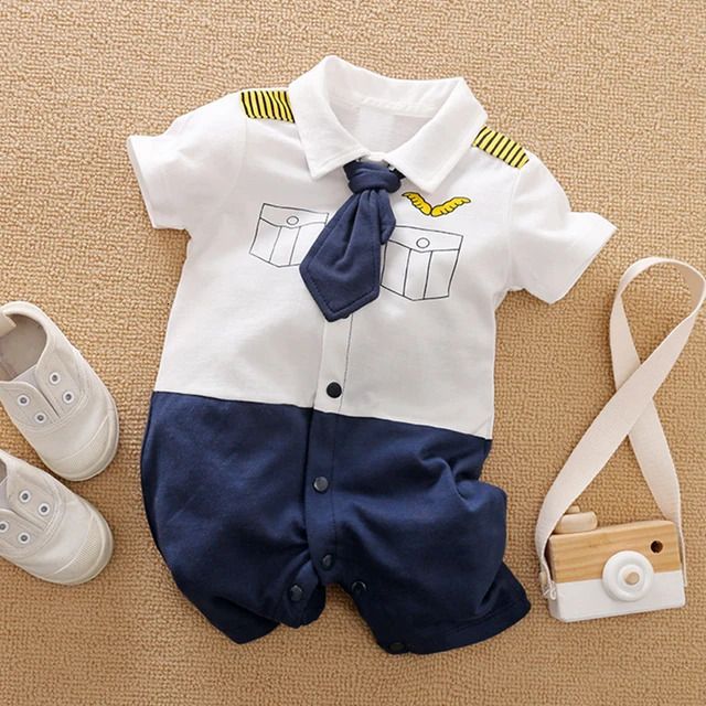 baby pilot costume