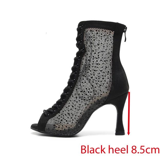 black heel 8.5cm