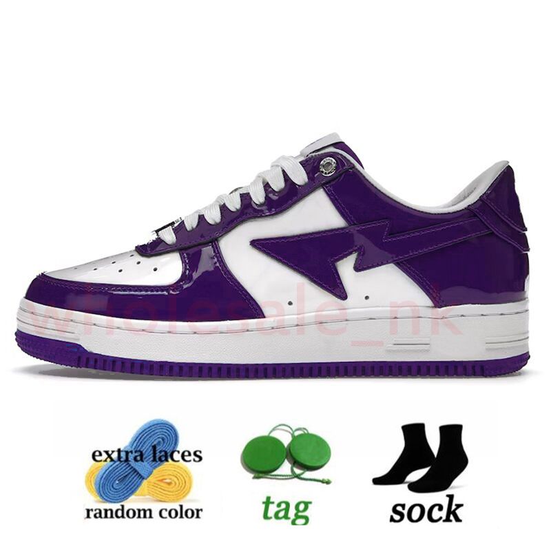 A22 36-47 Patent Leather White Purple