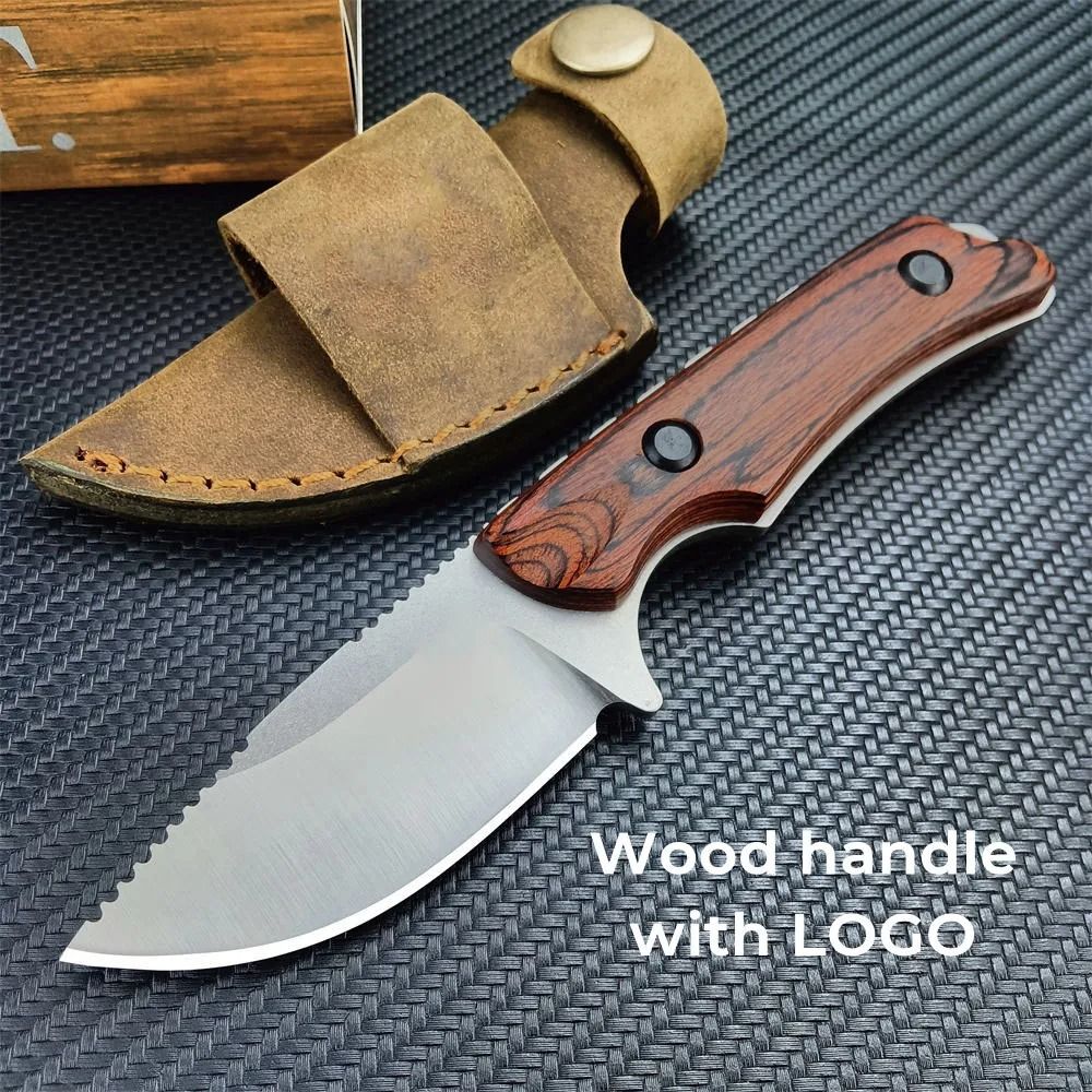 Wood handle with LOGO