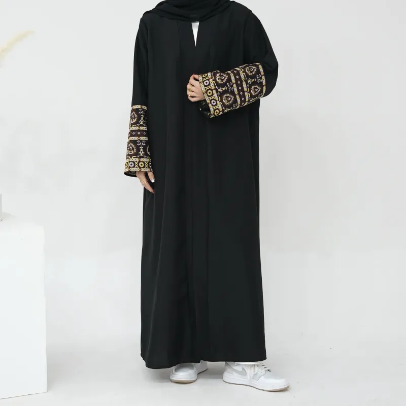 S Siyah Abaya