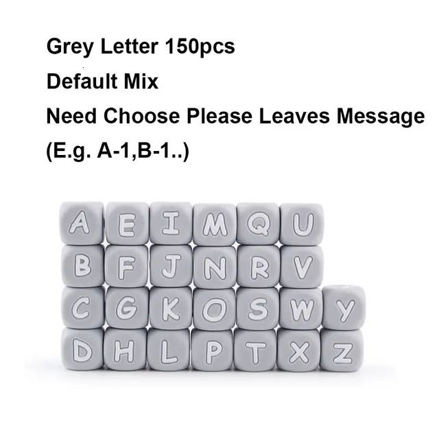 150 sztuk Mix Letter14.